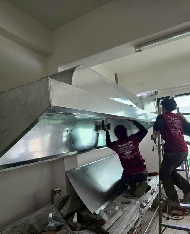 ติดตั้งปล่องดูดควัน